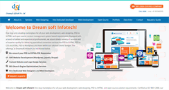 Desktop Screenshot of dreamsoftinfotech.com